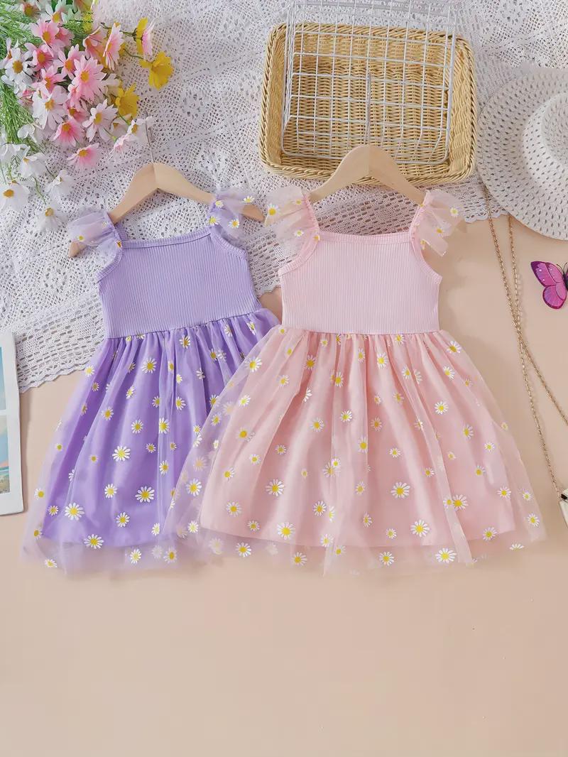 Personalized Baby Girl 1st Birthday Dress with Name Embroidery – Custom Floral First Outfit –Toddler Dress for Cake Smash Photoshoot & Party