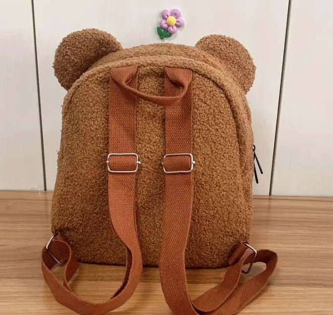 Custom Embroidered Bear Backpack - Adorable Kids Gift for Nursery or School - Personalized & Practical Fun