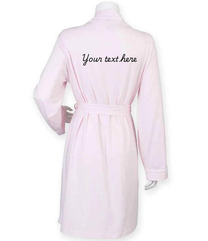 Personalized Bride Robe – Custom Name Cotton Kimono Robe – Wedding Gift Robe for Bridesmaids – Embroidered Women's Dressing Gown