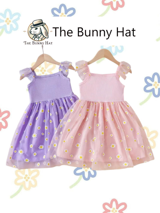 Personalized Baby Girl 1st Birthday Dress with Name Embroidery – Custom Floral First Outfit –Toddler Dress for Cake Smash Photoshoot & Party