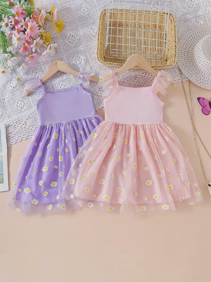Personalized Baby Girl 1st Birthday Dress with Name Embroidery – Custom Floral First Outfit –Toddler Dress for Cake Smash Photoshoot & Party