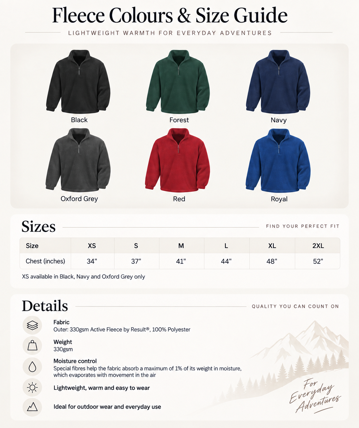 Personalised Mama Half-Zip Fleece – Embroidered Kids Names on Sleeves - Image 2