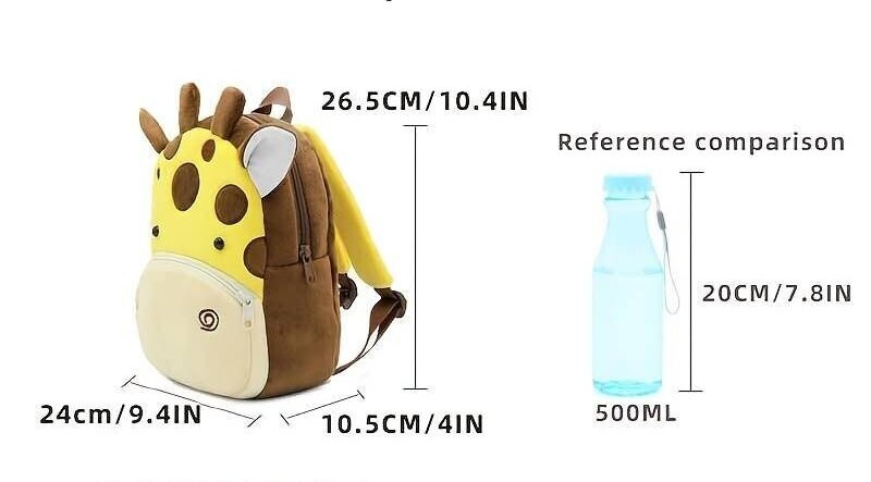 Personalised Animal Backpack – Embroidered Toddler Nursery Bag - Image 3