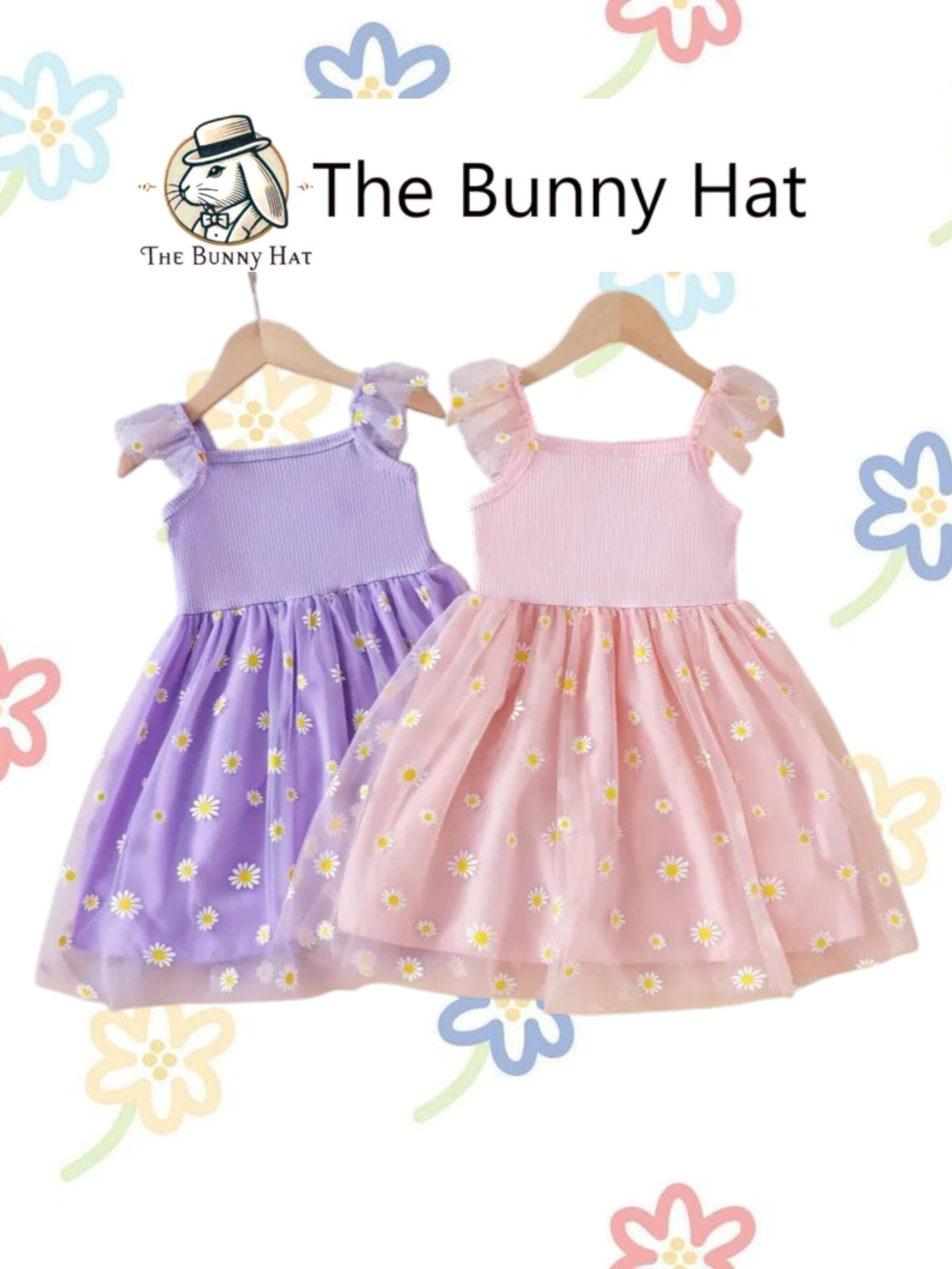 Personalised Baby Girl Floral 1st Birthday Dress – Embroidered Outfit - Image 2