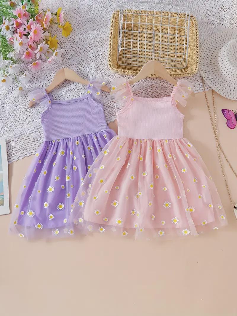 Personalised Baby Girl Floral 1st Birthday Dress – Embroidered Outfit - Image 6