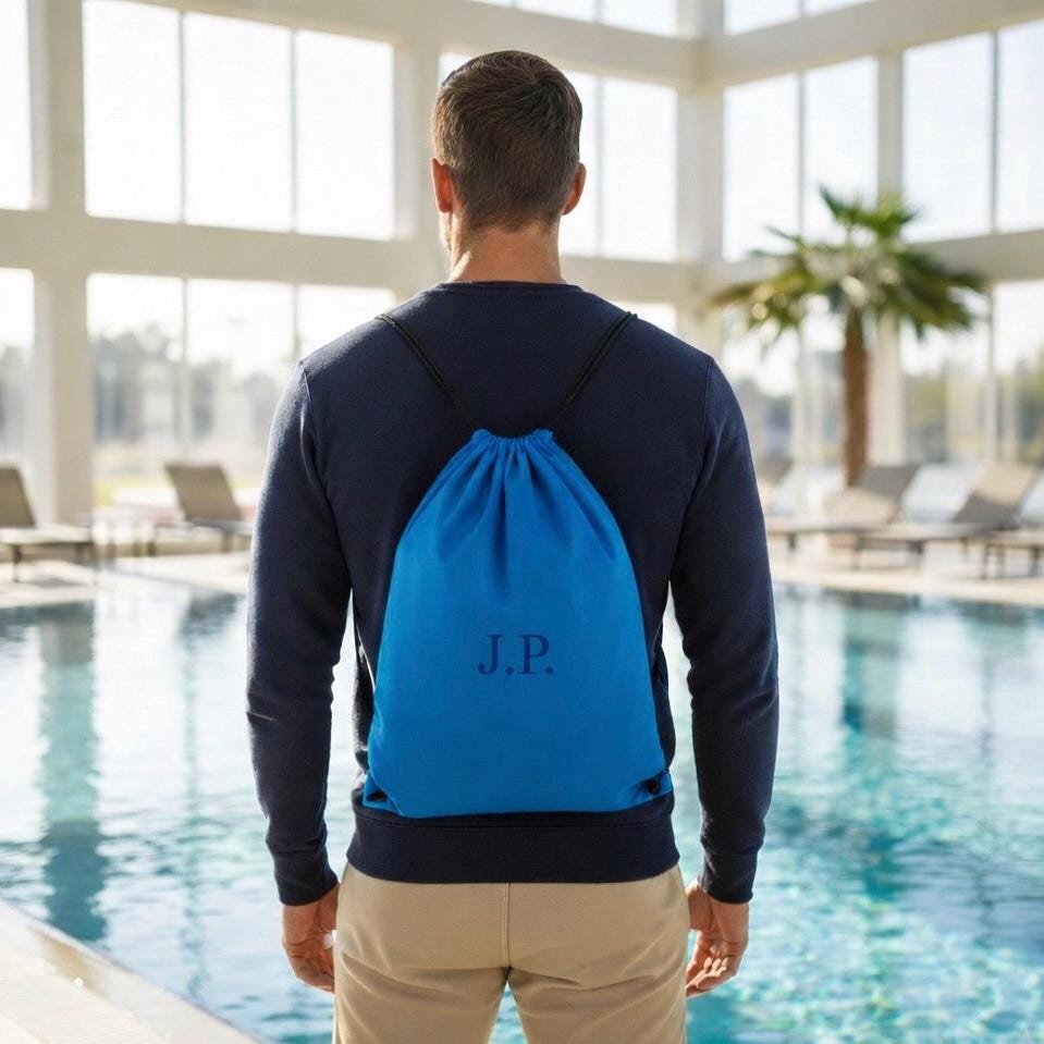 Personalised Gym Sack – Water-Resistant Drawstring School Bag - Image 2