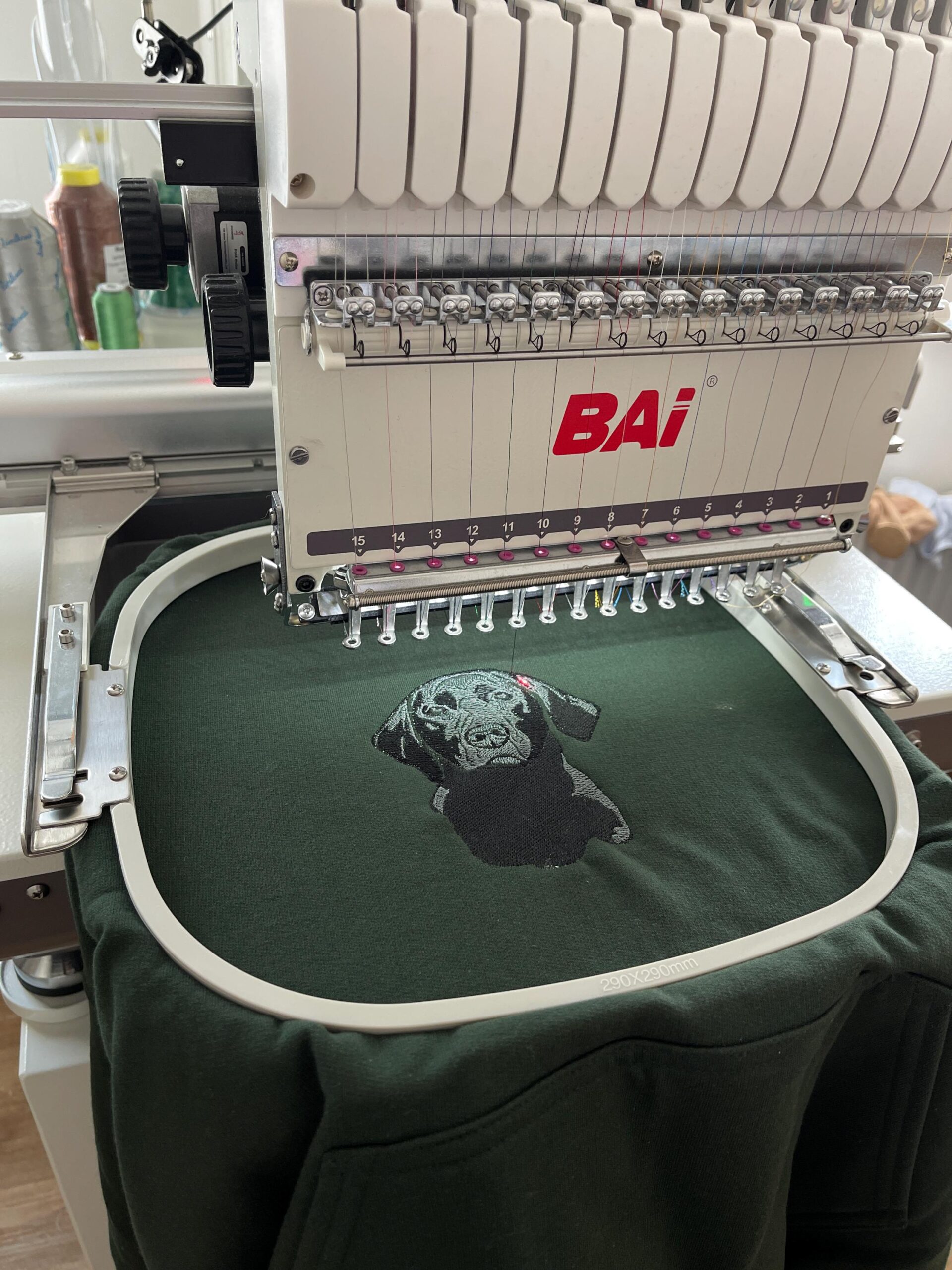 Personalised Pet Portrait Hoodie – Embroidered Dog or Cat from Photo - Image 15