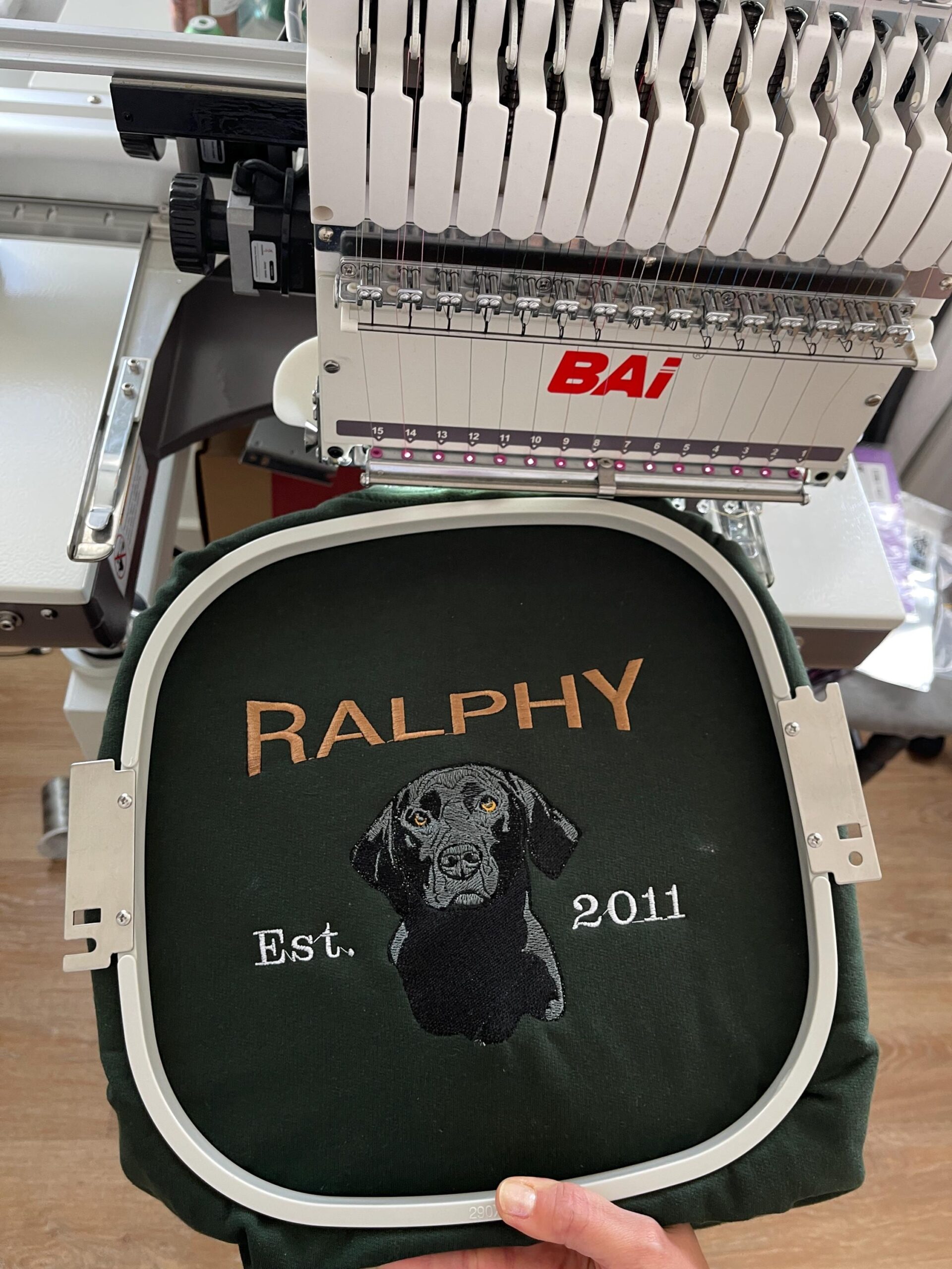 Personalised Pet Portrait Hoodie – Embroidered Dog or Cat from Photo - Image 16