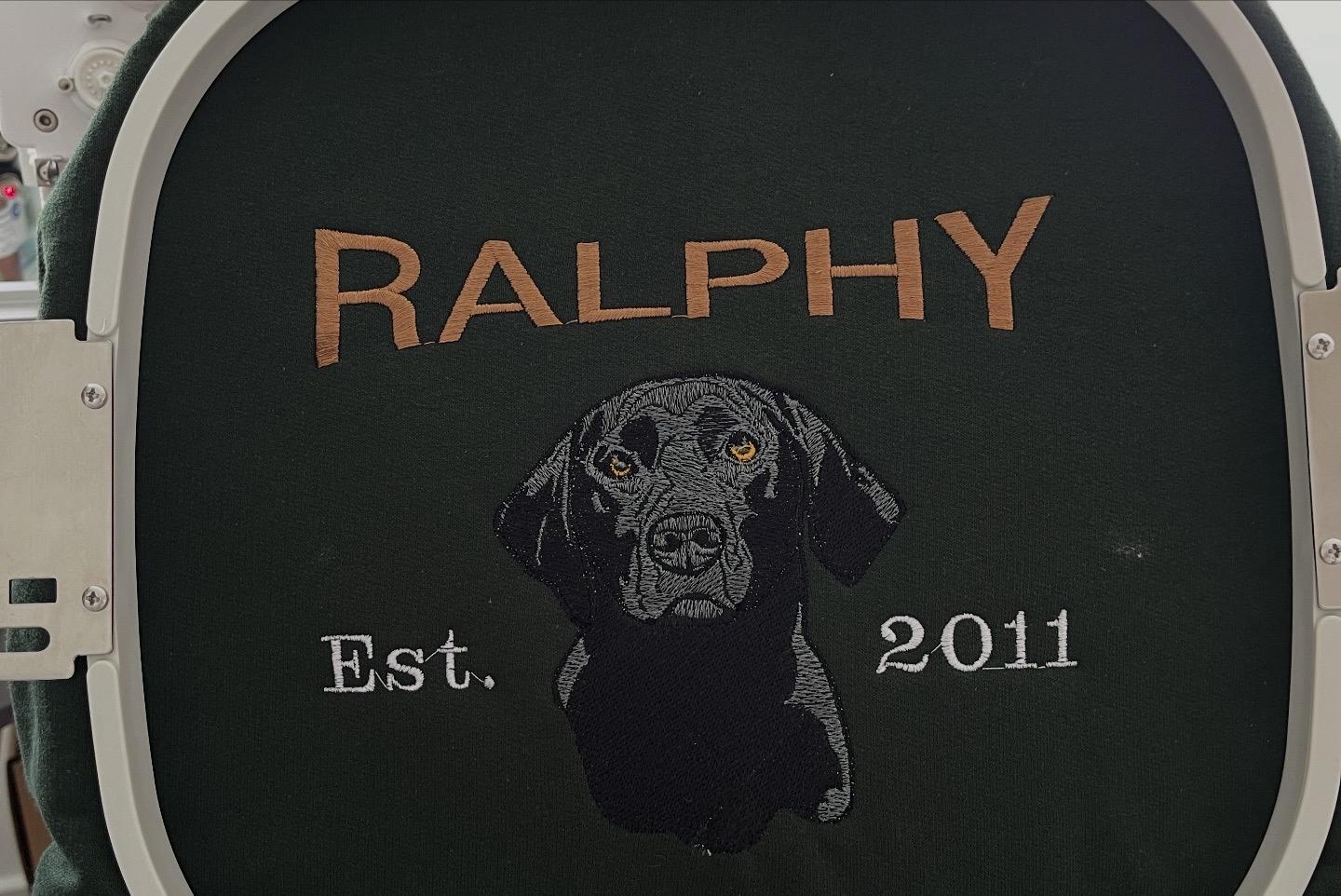 Personalised Pet Portrait Hoodie – Embroidered Dog or Cat from Photo - Image 18