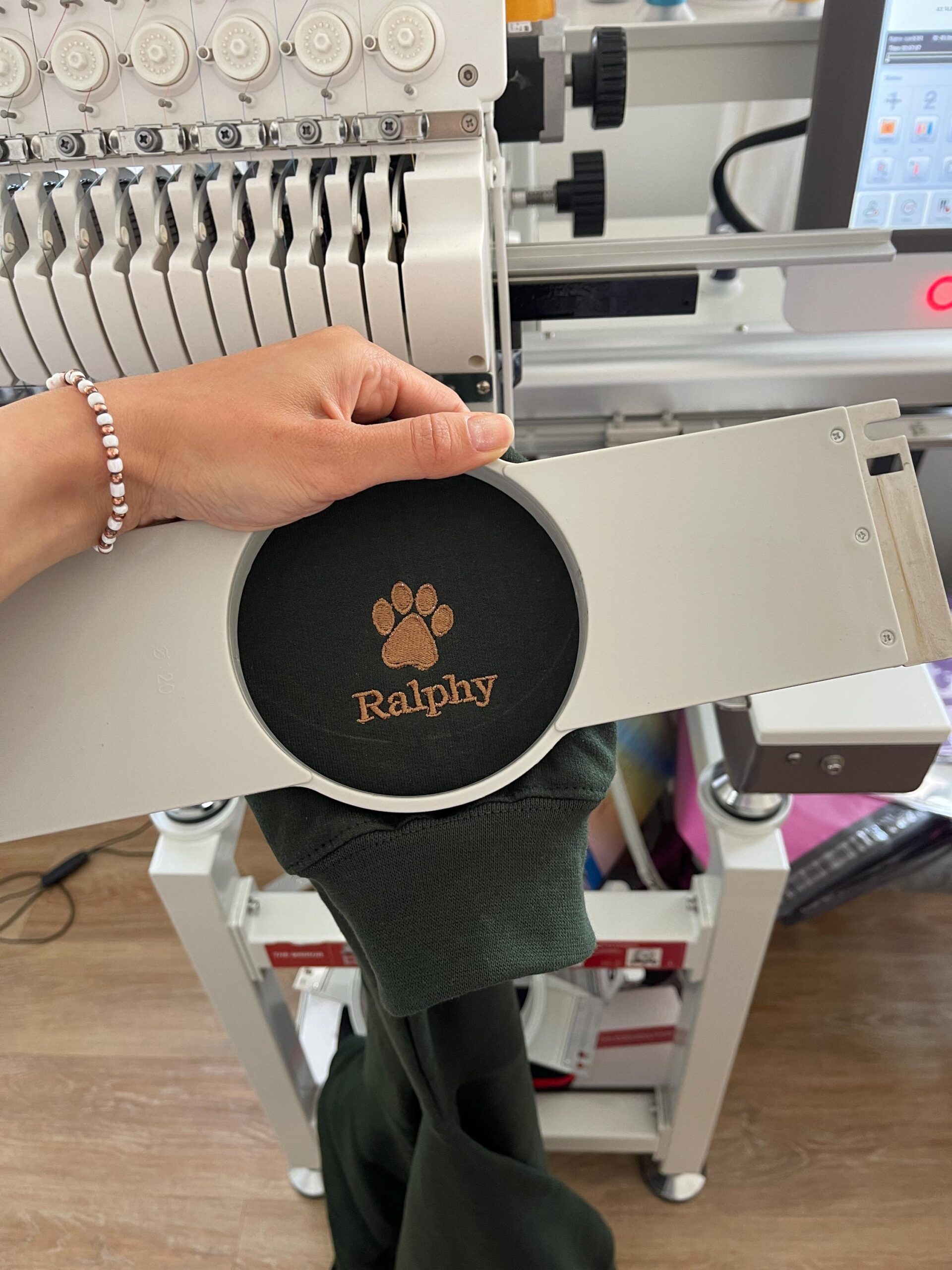 Personalised Pet Portrait Hoodie – Embroidered Dog or Cat from Photo - Image 13