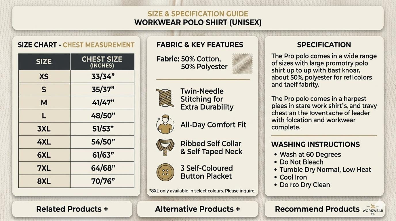 Custom Embroidered Workwear Package – Company Logo Uniform Set - Image 11