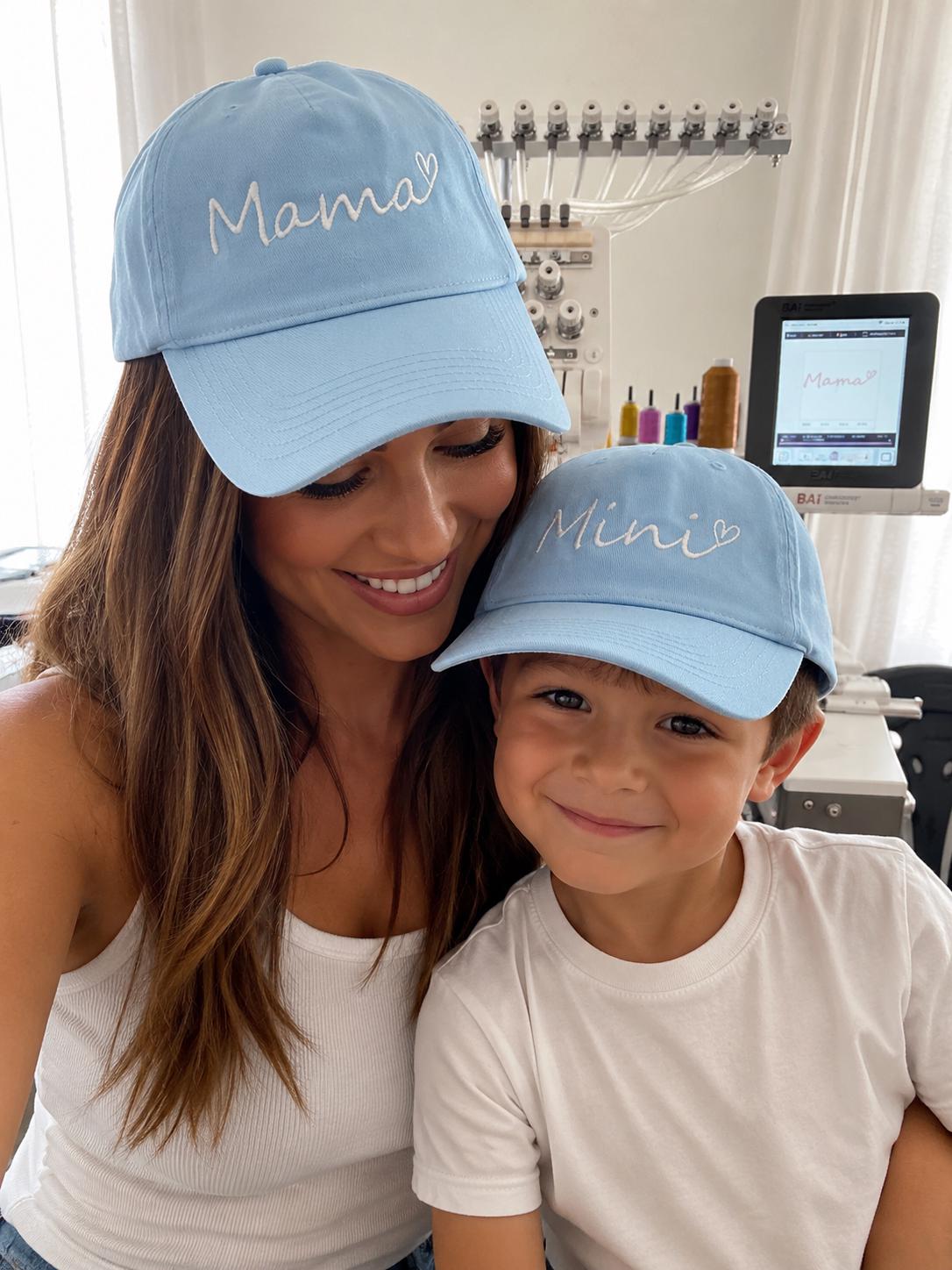 Matching Family Summer Hats – Embroidered Mummy, Daddy & Mini Caps - Image 6