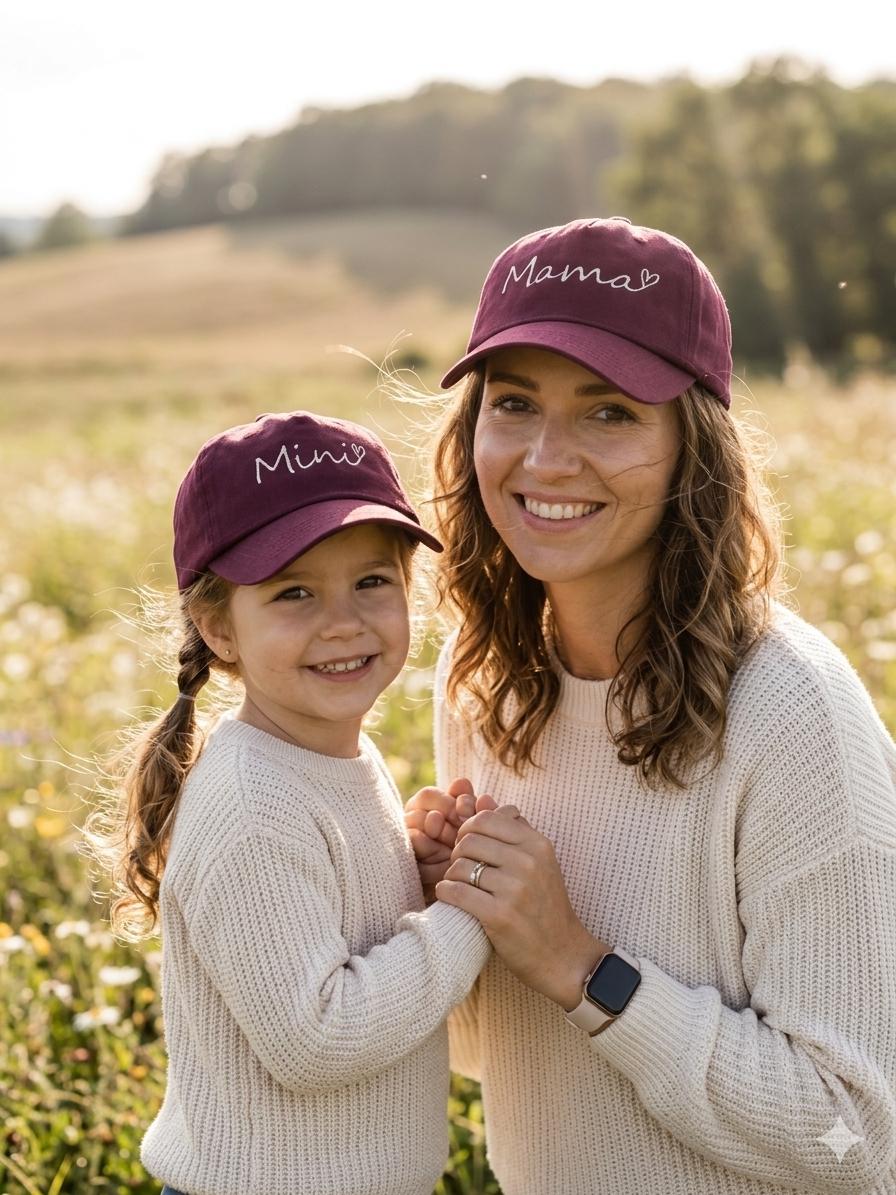 Matching Family Summer Hats – Embroidered Mummy, Daddy & Mini Caps - Image 8
