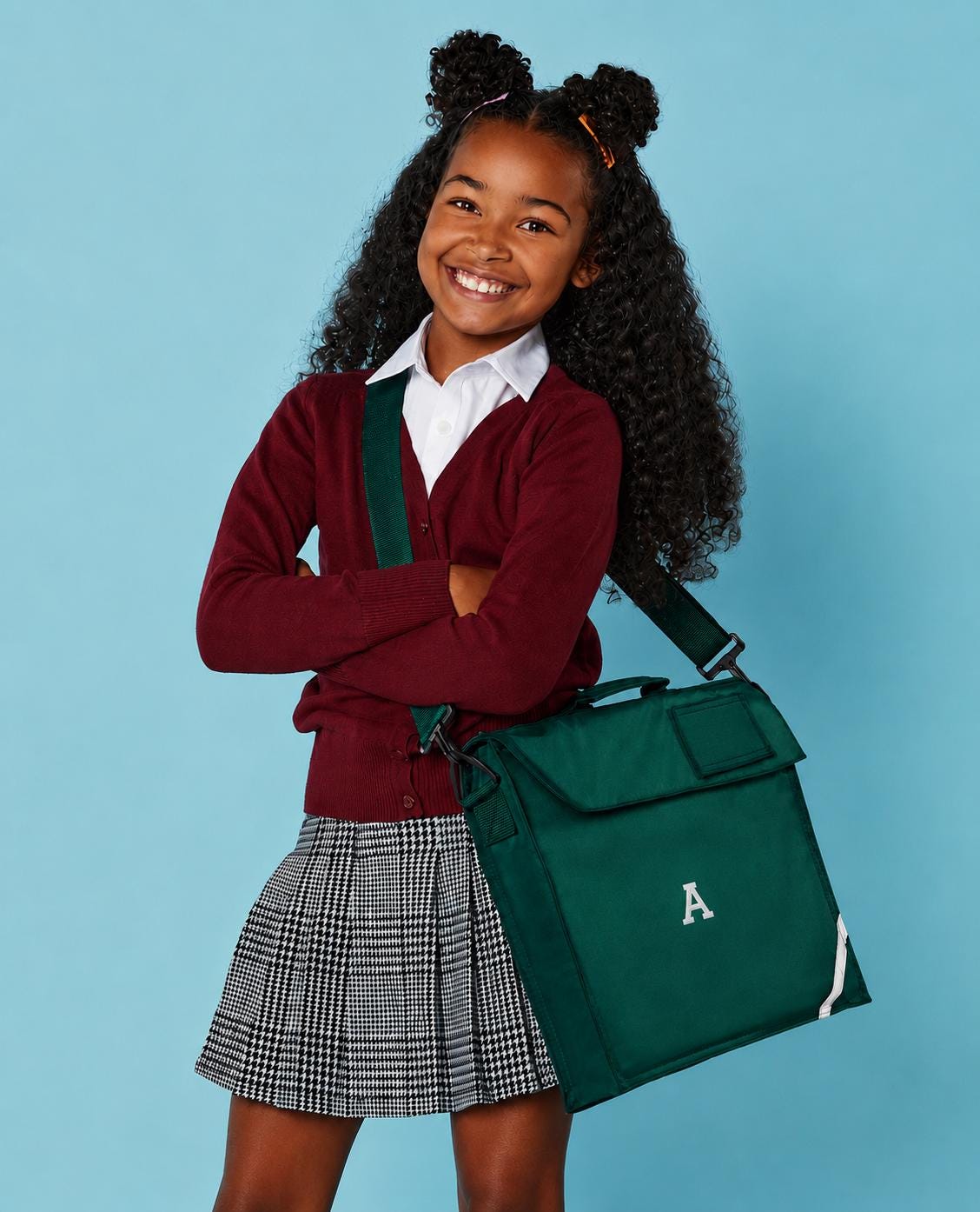 Personalised Kids School Book Bag – Embroidered Name & Initials - Image 4