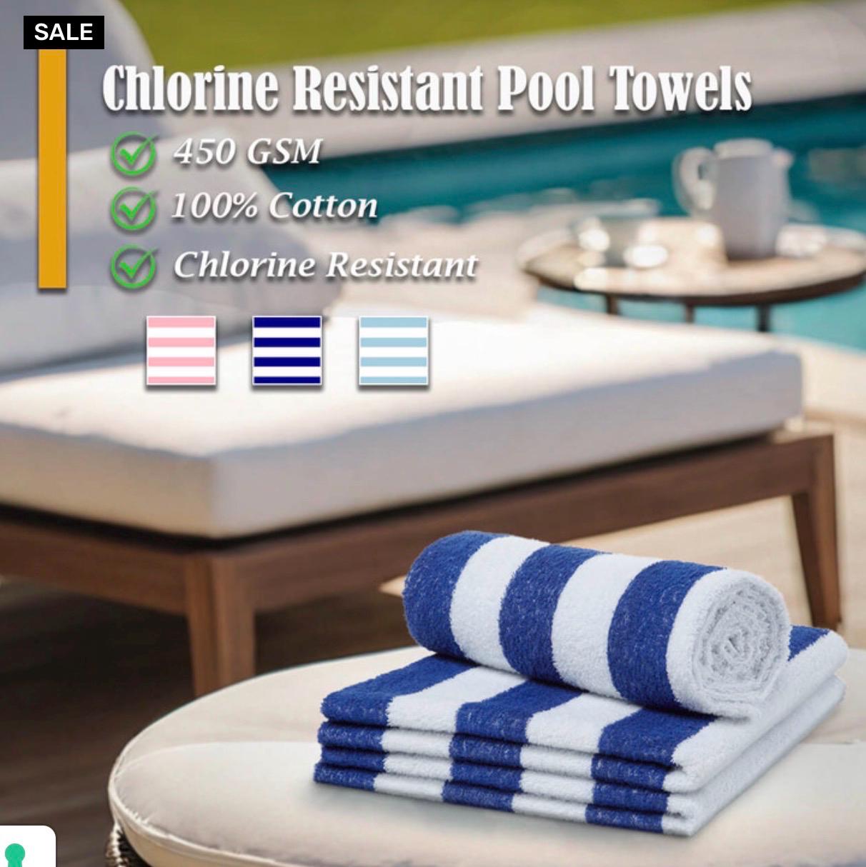 Personalised Cabana Stripe Beach Towel – Embroidered Name - Image 11