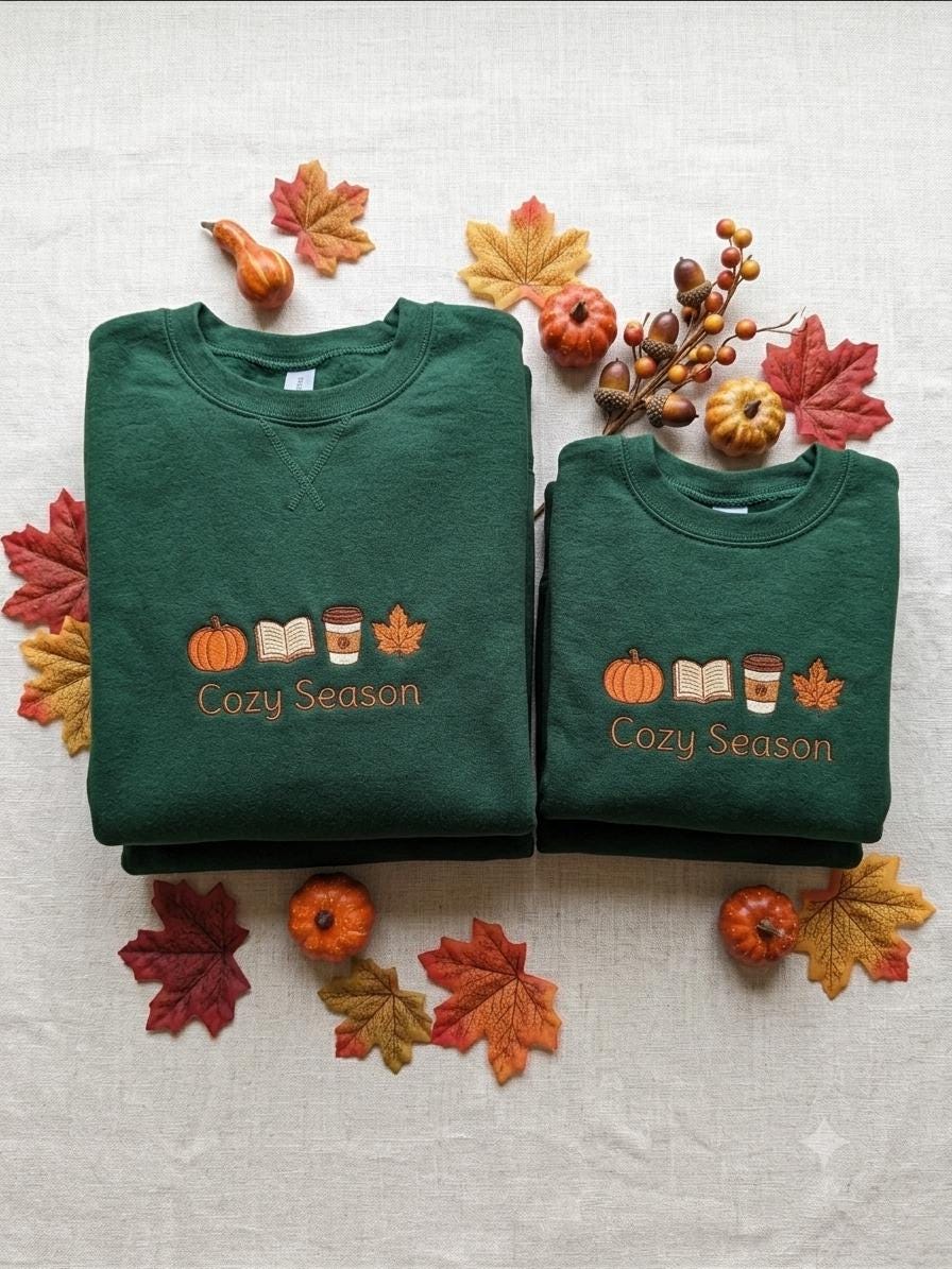 Cozy Season Family Hoodie – Matching Autumn Pumpkin Patch Sweatshirt - Image 5