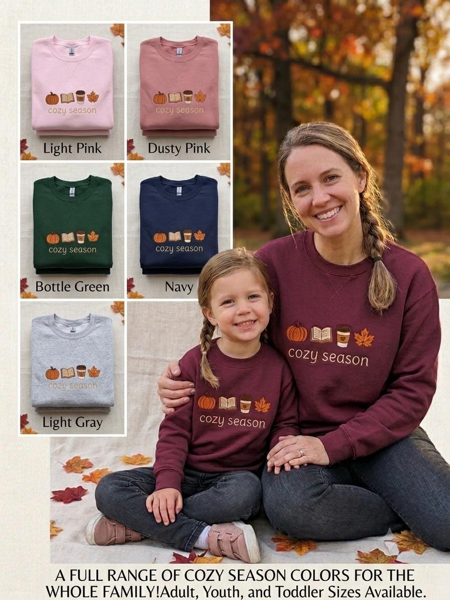 Cozy Season Family Hoodie – Matching Autumn Pumpkin Patch Sweatshirt - Image 8
