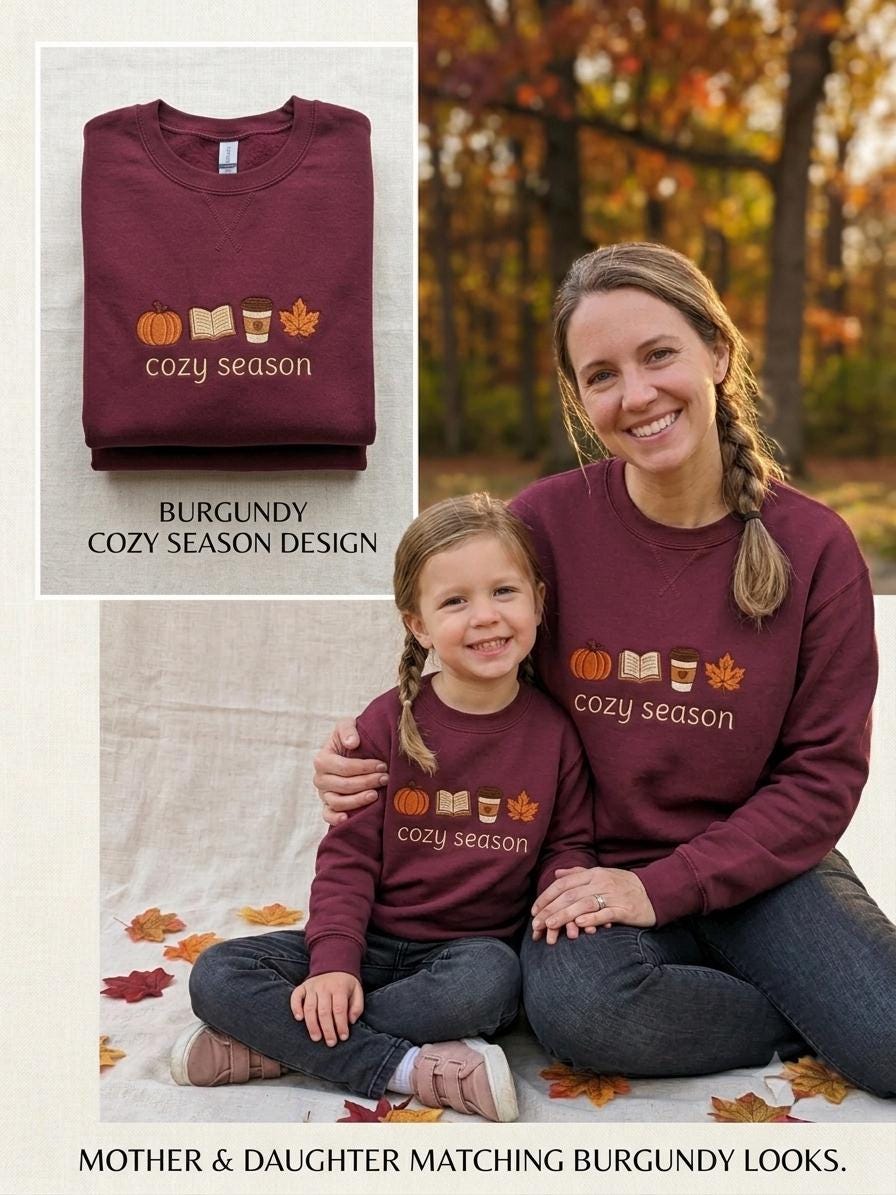 Cozy Season Family Hoodie – Matching Autumn Pumpkin Patch Sweatshirt - Image 4