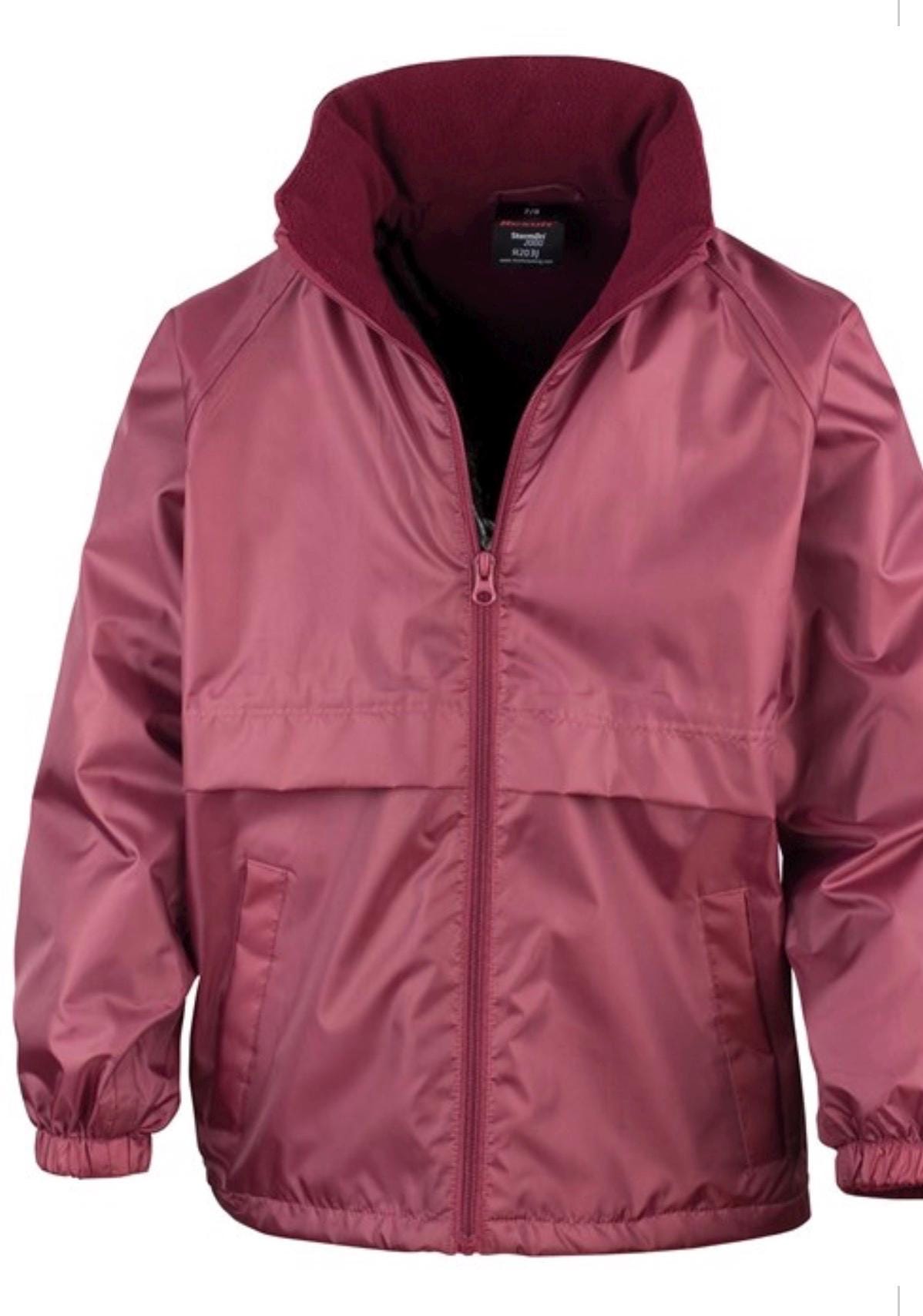 Personalised Kids Waterproof School Jacket – Fleece-Lined Embroidered Name Coat - Image 14