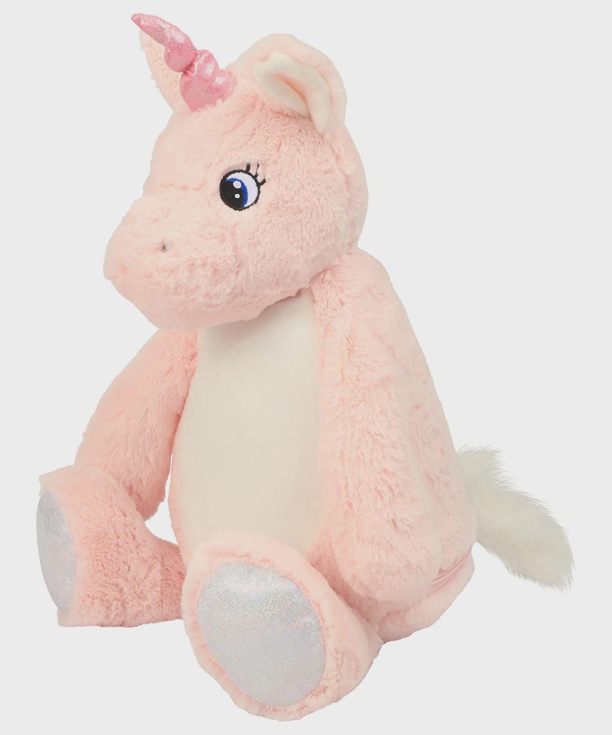 Personalised Unicorn Plush Toy – 38cm Embroidered Name Gift - Image 10