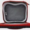 Open Pokémon lunch bag showing the grey wipe-clean lining and zip fastening